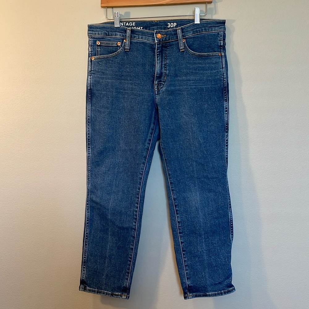 J. Crew Vintage Slim Straight Jeans, 30P